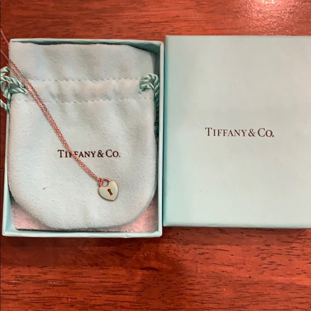 Tiffany & Co. heart charm necklace